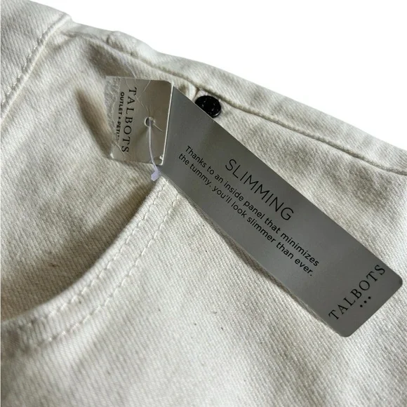 Talbots Simply Flattering 5 Pocket Jeans in Natural - Picture 5 of 6